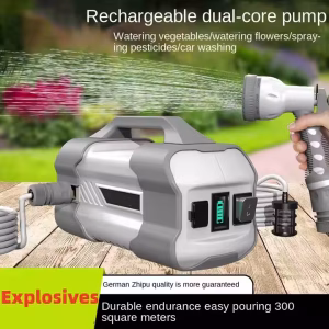 NEOBRISKEN Brushless Lithium Electric Water Pump Outdoor Electric Water Pump Cordless Rechargeable Irrigation Watering Machine - Image 3