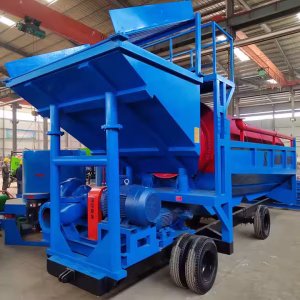 Mini Mining Machine Industrial Trommel Screen Mobile Gold Washing Plant - Image 3