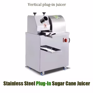 Electric Stainless Steel Vertical Plug-In Ginger Sugar Cane Juicer 220 V Sugar Cane Juicer for Fruit Shop - Image 3