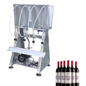 Low Price Products Small Gravity 4 Head Liquid Filling Machine Wine Whisky Liquor Bottle Bottling Filling Machines - Image 3