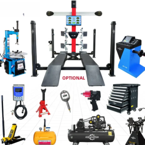 Xinjintuo Repair Workshop Equipment Combo 3d Four Wheel Alignment Machine Full Set Wheel Balancer and Tire Changer - Image 1